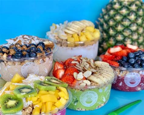 Order delivery online from Playa Bowls - Northeastern in Boston instantly with Seamless! Enter an address. Search restaurants or dishes. ... Playa Bowls - Northeastern Menu Info. Bowls, Breakfast, Healthy $$$$$ $ 277 Huntington Ave Boston, MA 02115 (617) 859-5814. Hours. Today. Pickup: 8:00am-9:30pm.. 