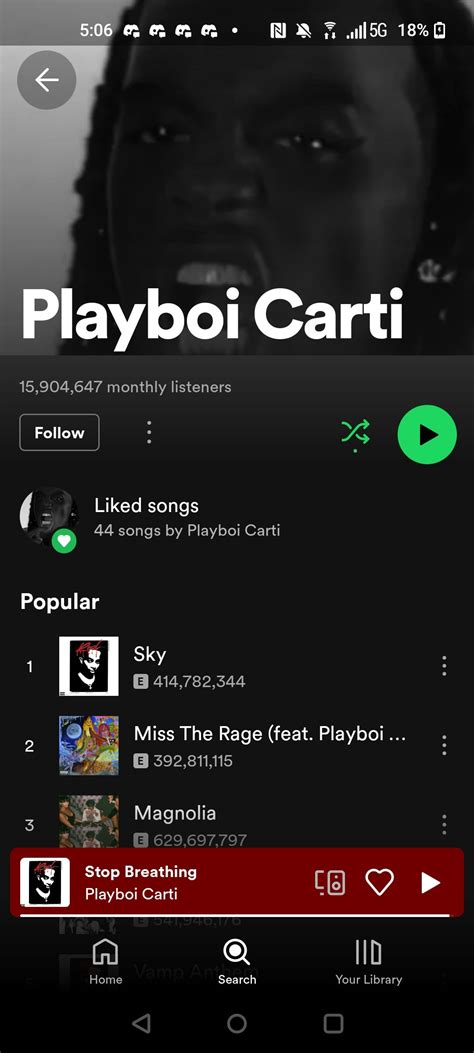 Playboi carti monthly listeners. View community ranking In the Top 1% of largest communities on Reddit. Carti is back at 15 million listeners again... comments sorted by Best Top New Controversial Q&A Add a Comment sorted by Best Top New Controversial Q&A Add a Comment 