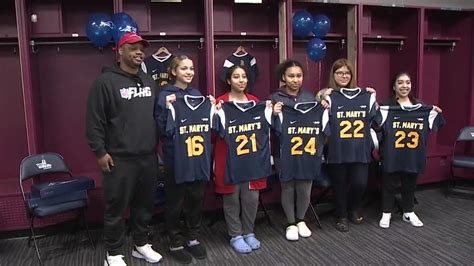 Players excited to start play in new girls flag football league supported by New England Patriots