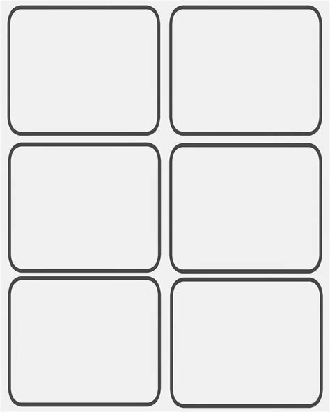 Playing Card Template Word Beautiful Blank Game Cards in 2020