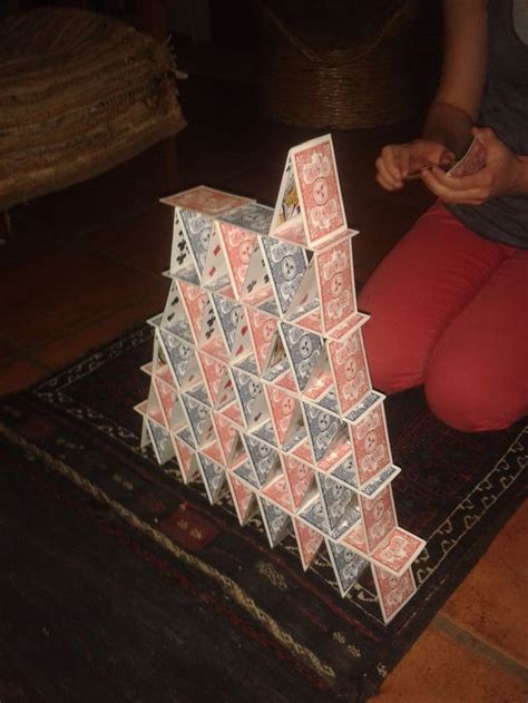 Playing Card Tower Playing Card Tower