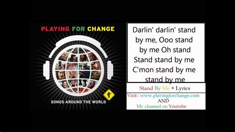 Playing For Change - Stand By Me lyrics LyricsFreak