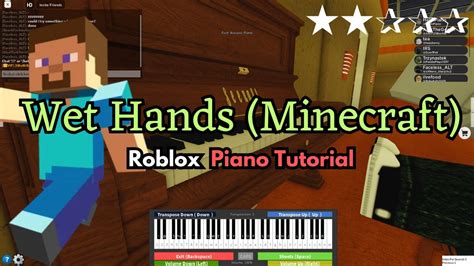 Playing Wet Hands (Minecraft) in Roblox YouTube