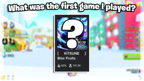Playing the FIRST GAME I EVER PLAYED on Roblox YouTube