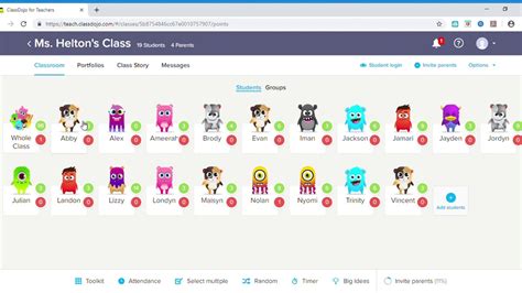 Playing with the ClassDojo Class! YouTube. 