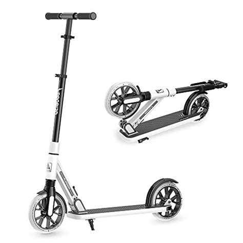 Playshion Adjustable Height Kickscooter 8" / 5.7" Wheels-Quick …