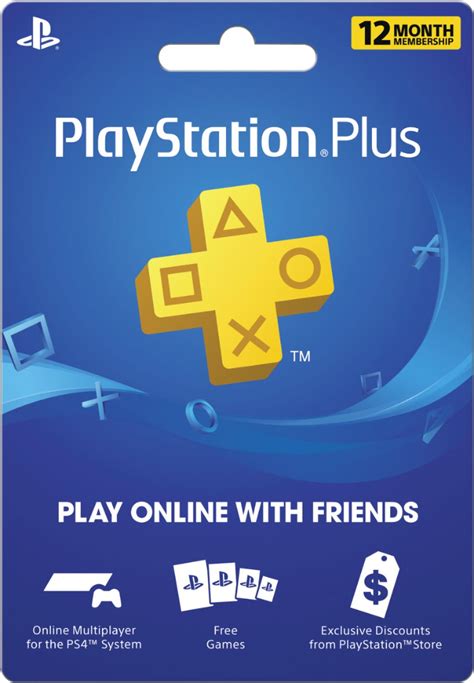 Playstation Plus Subscription Gift Card