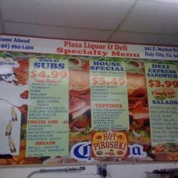 Plaza Liquor Deli Daly City, CA 94014 - Restaurantji