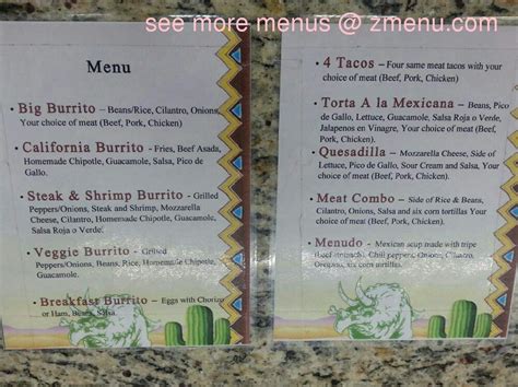 Plaza Wenatchee All Menu Items - eHungry