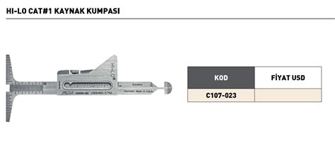 Pld Hı-lo Cat#1 Kaynak Kumpası. 
