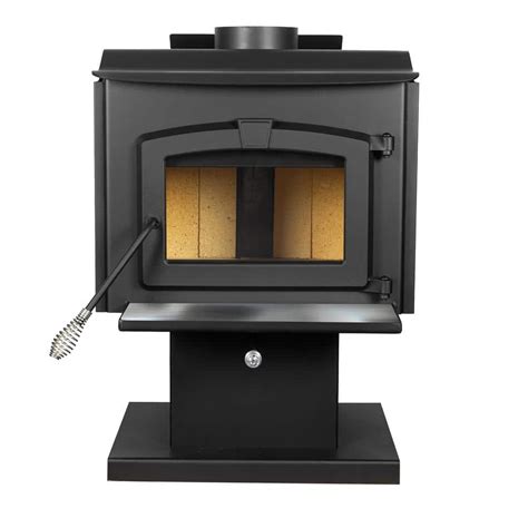 Pleasant Hearth HWS-1200-B 1,200 Sq Ft Wood Burning Stove with Blower