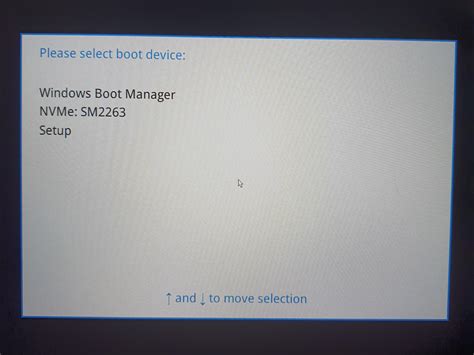 Please Select Boot Device Asus