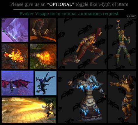 Please give us a CHOICE to use Visage form in combat!!! Dracthyr is a