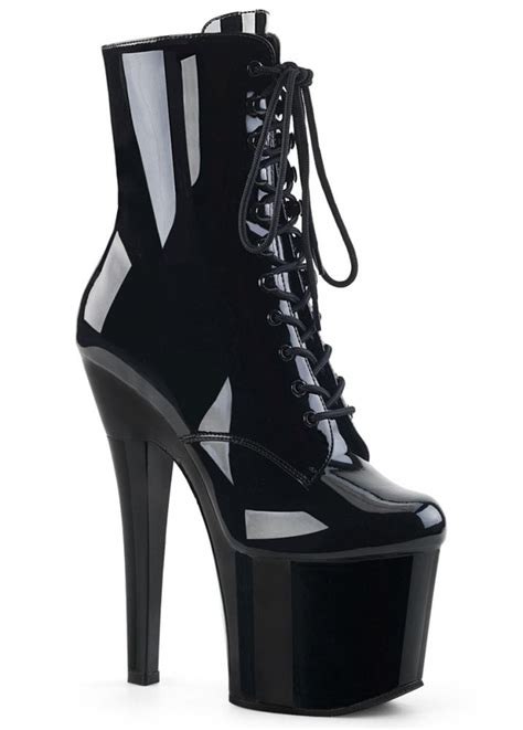 Pleasers shoes. Adore-1002DP $89.95. 3" (7.6cm) Block Heel Women's Gogo Boot Stretch Full Inner Side Zip Closure Take a step back in time and unleash your retro style with the Gogo-300 boots from Funtasma. These women's boots feature a 3" block heel that perfectly balances comfort and height, allowing you to dance the night away. 