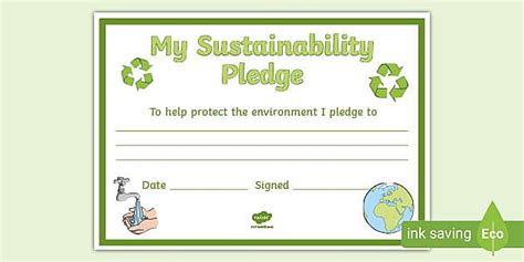 Pledge's Commitment to Sustainability