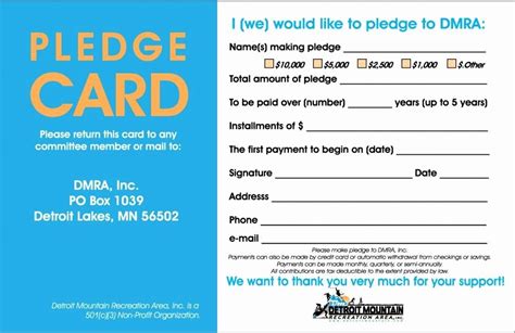 Pledge Card Template Word Beautiful Pin by andrew Martin On Pledge