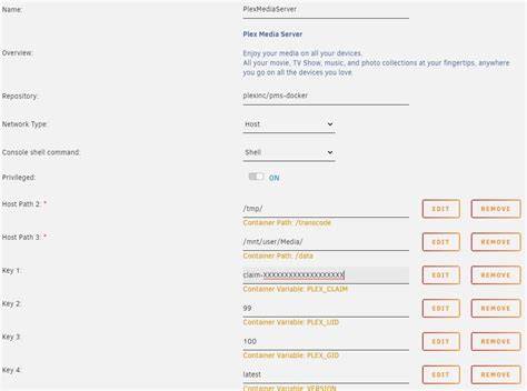 Plex unraid transcode.  I have set the Docker container to.  The most popular op...