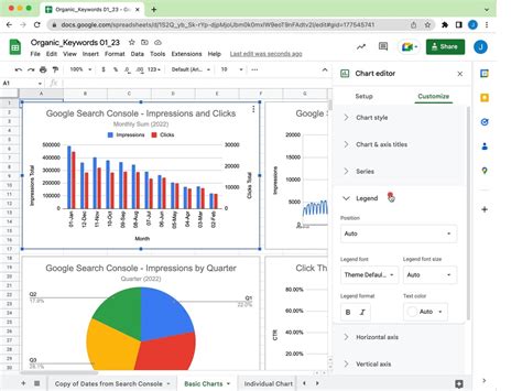 Plot Area in Excel and Google Spreadsheets