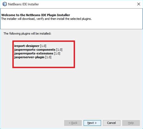 Plugin Jasperreport Netbeans