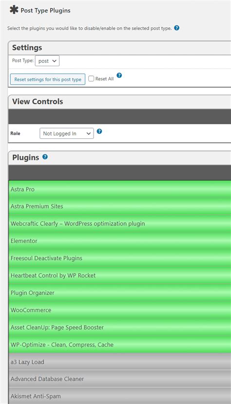 Plugin organizer.  Selectively disable plugins by any post type or wordpress managed UR...