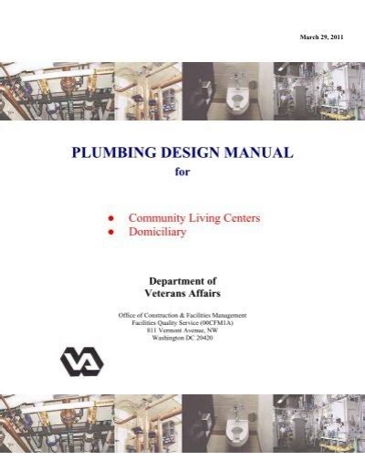 Plumbing design manual office of construction facilities. - Diffusion e l cussler solution manual.