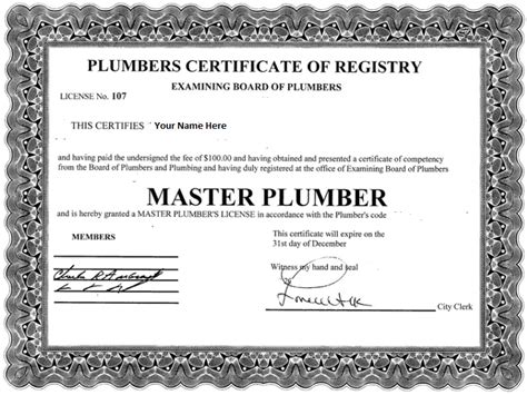 Plumbing license. An individual holding a master electrician and master plumbing license must complete an approved continuing education course in electrical and plumbing. For the trades of plumbing, electrical, and HVAC, the course must be three hours in length. For gas-fitting, natural gas, and liquefied petroleum gas, the course must be one hour each. 