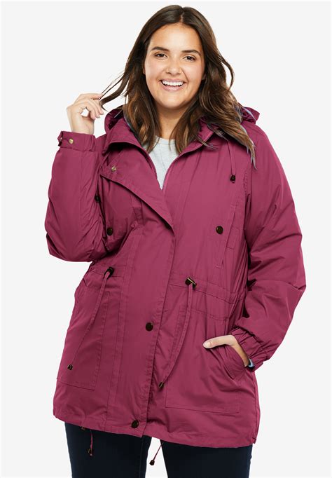 Plus Size Anoraks Coats & Jackets for Women - JCPenney