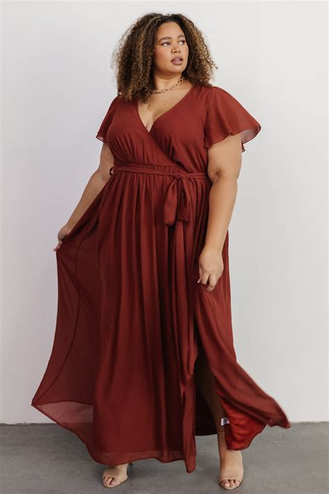 Plus Size Maxi Dress For Wedding Gues