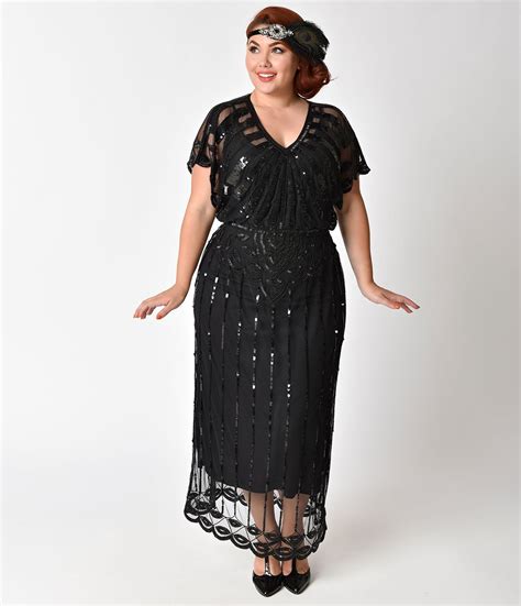 Women's Plus Size Flapper Dresses 1920s V Neck Beaded Fringed Great Gatsby Dress. 4.4 out of 5 stars 1,765. $60.99 $ 60. 99. FREE delivery Fri, Feb 9 . 