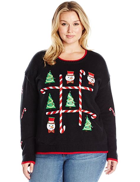 Plus size womens christmas sweaters. Things To Know About Plus size womens christmas sweaters. 