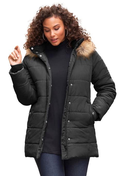 Plus size womens winter jackets. 
