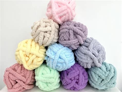 Plush Chunky Yarn - Etsy