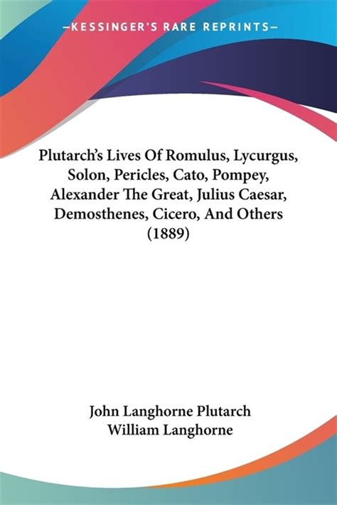 Plutarchs biography of romulus