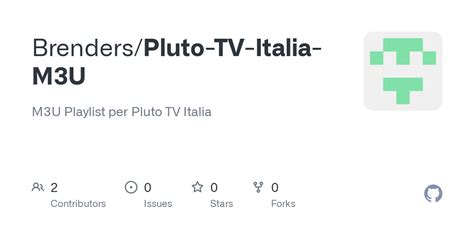 Pluto m3u playlist. .  ...