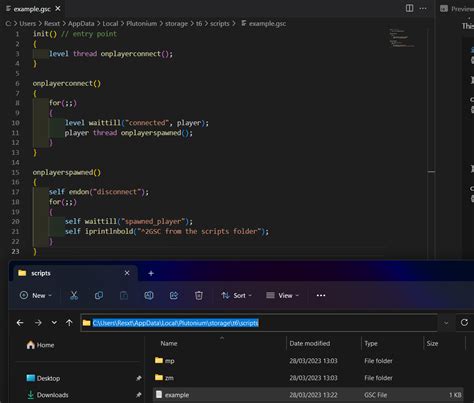 Plutonium dedicated server commands.  Loading existing scripts on T6 # 1.  I used th...