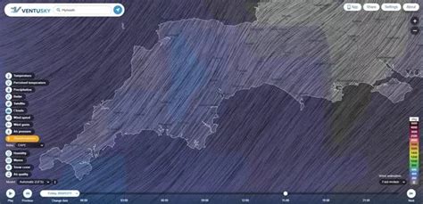 Plymouth - Weather Forecast Maps Ventusky