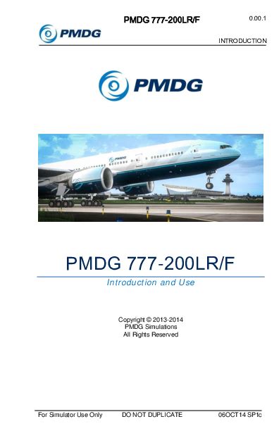 Pmdg 777 flight crew training manual. - Pa spaning efter de larare som flytt.