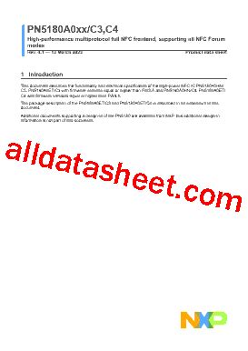 Pn5180a0hn. A and This document describes the functionality and electrica...