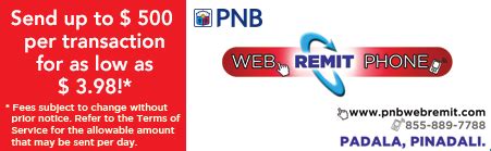 Pnb web remit. PNB Web Remit Sitemap. Home; About Us; Remittance Services; Fees; ... PNB Remittance Centers, Inc. is regulated by the California Department of Financial Protection ... 
