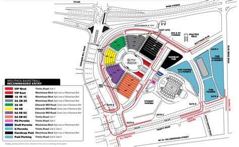 PNC Bank Arts Center Parking. The PNC Bank Arts Center has some great parking options for patrons. ADA Parking is first come-first serve. With the VIP parking options available, these can be purchased prior to an event. Once purchased these lots are then reserved until event start.
