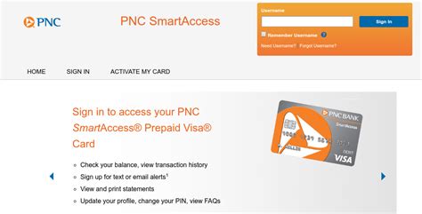 Pnc prepaid smart access login. With the PNC SmartAccess® Prepaid Visa® Card mobile app from PNC Bank, you can now access your prepaid card information from your mobile device so you can bank on the go! Once you’ve created a new username and passcode for logging on, you’ll have access to: * View balance. * View transaction history. * Suspend or reactivate cards. 