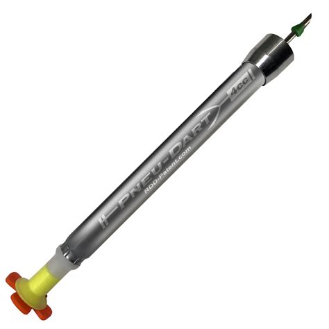 Pneu dart type u. Pneu-Dart Type P disposable Slo-Inject® RDDs are designed for CO2 / Air Pneu-Dart Projectors. Proper Cannula Length: Pneu-Dart recommends ½" cannula for subcutaneous (Sub Q) injections. This recommendation has been scientifically proven and has been widely endorsed by the veterinarian community. 