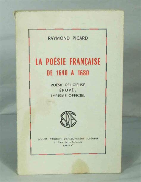 Poésie française de 1640 à 1680. - Il libro della vera cucina fiorentina.