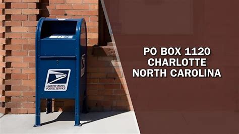Po box 1120 charlotte north carolina. Things To Know About Po box 1120 charlotte north carolina. 