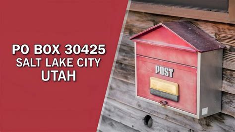 Po box 30425 salt lake city. Things To Know About Po box 30425 salt lake city. 