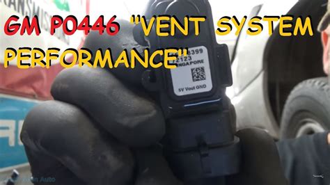 GM has issued a Technical Service Bulletin that states the more common problem with the P0446 is a faulty Canister Vent Solenoid. GM has updated the solenoid design to correct the problem. The new vent solenoid part number is ***** OE: 23103351. The solenoid is located under the vehicle, mounted to the driver's side frame rail (image below).. 