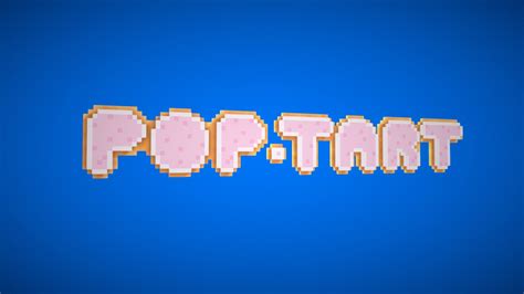 PoPtart Font 3D model by Mike.Nicholson [dfb2eb8] Sketchfab