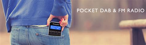 Pocket dab radio. 4&Prime; LCD display for easy reading with a built-in micro-speaker to enjoy you...