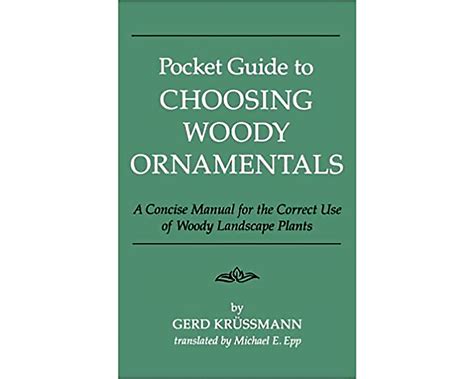 Pocket guide to choosing woody ornamentals. - Ingersoll rand 130 air compressor manual.
