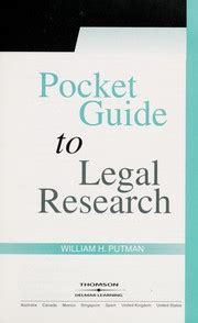 Pocket guide to legal research by william h putman. - Hotpoint iced diamond fridge freezer instruction manual.
